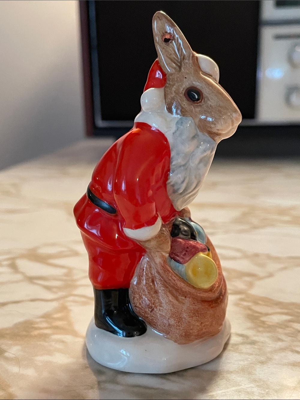 Royal Doulton Santa Bunnykins Figurine Porcelain Christmas Ornament